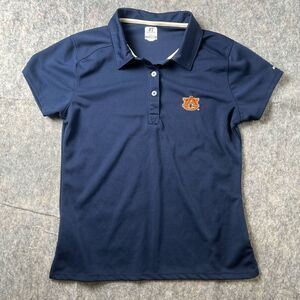 Russell Athletic Dri-Power Polo Shirt Women’s Size Small Navy Auburn Tigers